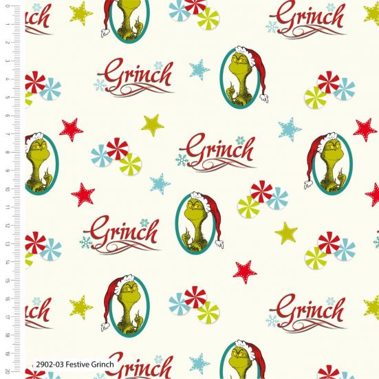 Festive Grinch Cotton