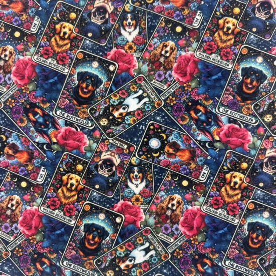 Pack of dogs digitally printed polycotton
