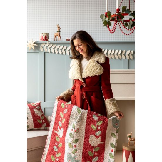 Tilda Merry Little Christmas Carol Moss Cotton