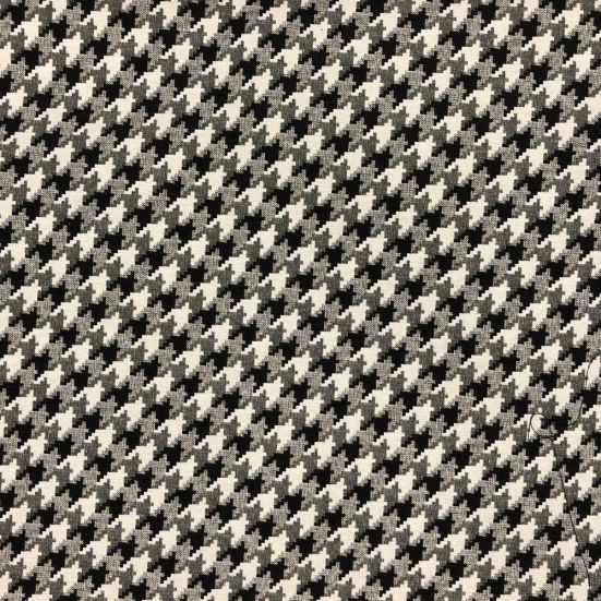Houndstooth Black White
