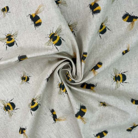 Honey Bees Cotton Canvas