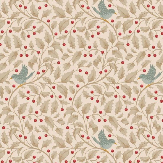 Tilda Merry Little Christmas Holly Clay Cotton