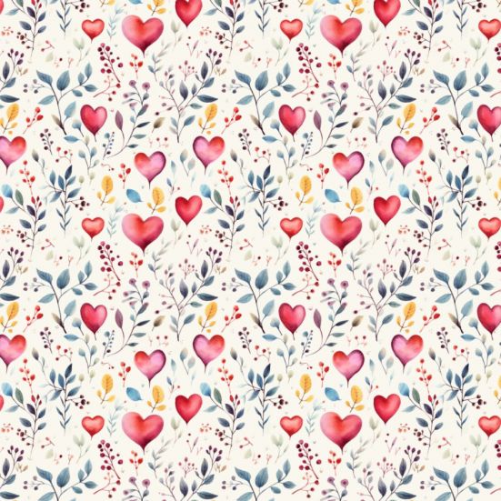 Wild Hearts Polycotton