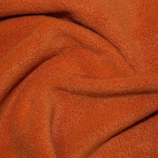 Plain Antipil Fleece Terracotta