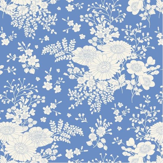 Tilda Something Blue Fabric Isolde Cornflower