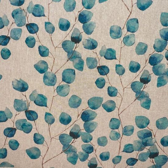 Watercolour Leaves Teal
