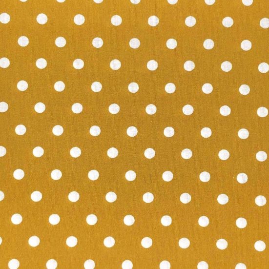 Polka Dot - Mustard Gold
