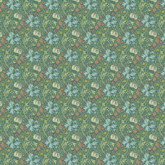 Golden Lily Green Ploycotton