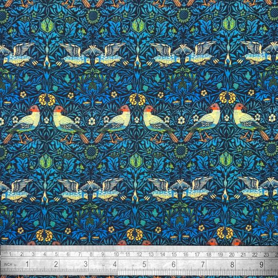 William Morris Birds Cotton