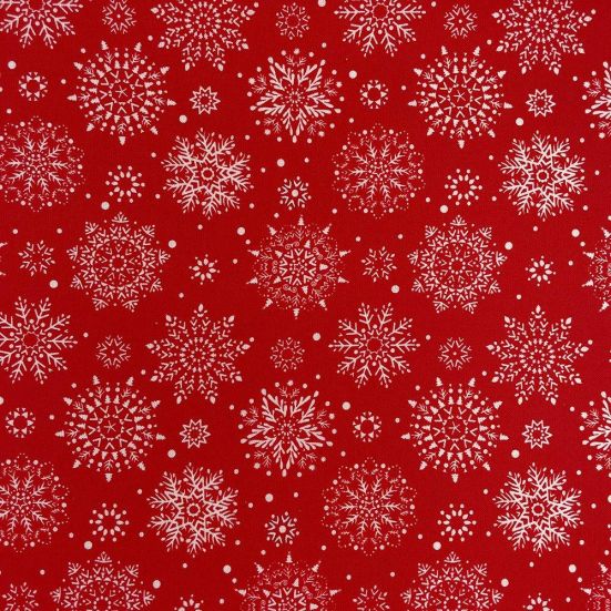 Winter Snowflake Red