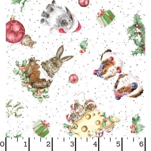Wrendale one snowy day cotton animals