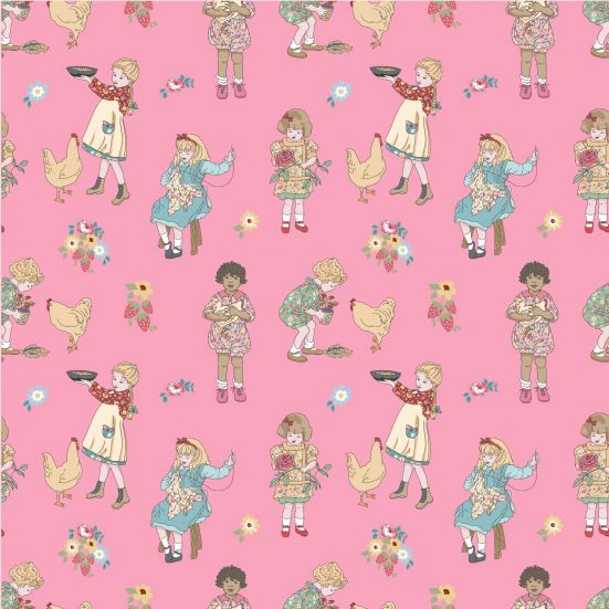 Hopscotch & Freckles Childrens Chores Pink