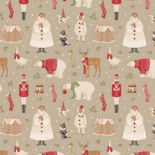 Tilda Merry Little Christmas Winter Friends Cotton