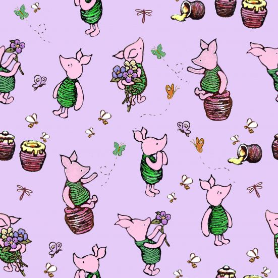 Winne Characters Piglet Cotton