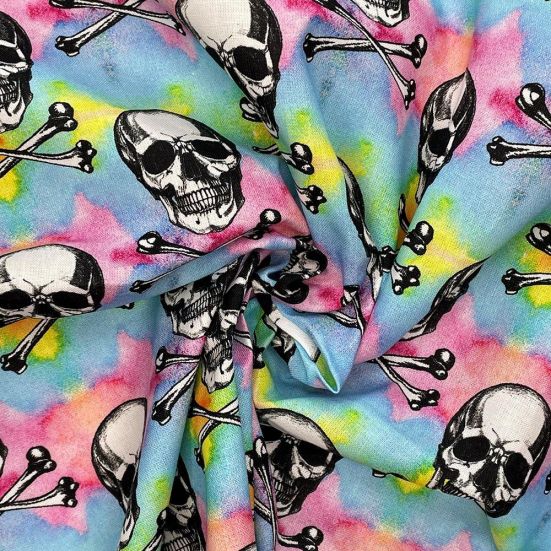 Rainbow Skull & Crossbones