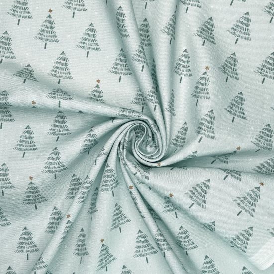 Christmas Trees, Ice Cotton Panama