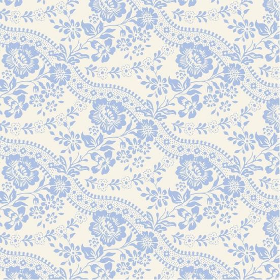 Tilda Something Blue Fabric  Celeste Sky