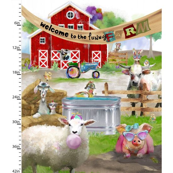 Funny Farm, Barn Scene Panel