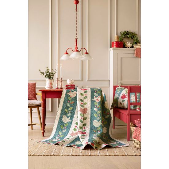 Tilda Merry Little Christmas Joy Cream Cotton
