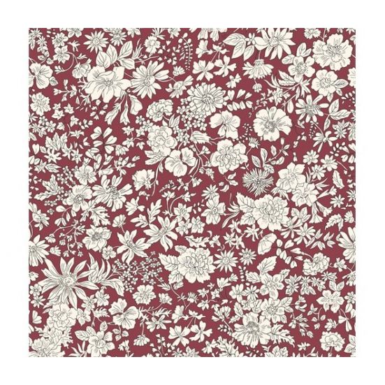 Liberty Emily Belle Claret Cotton