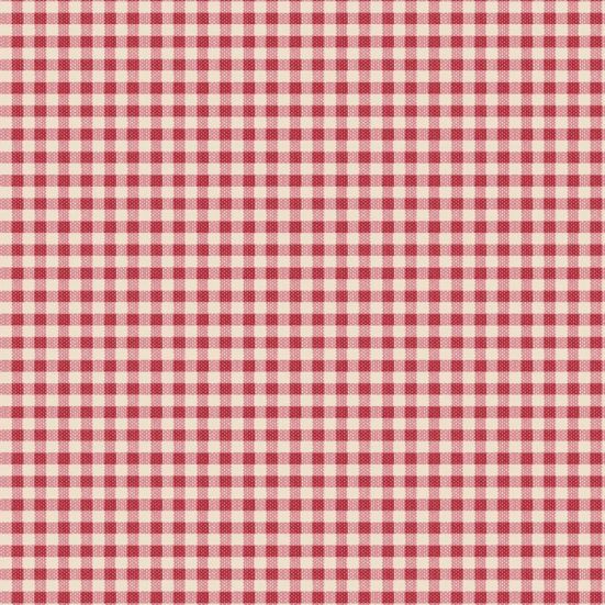 Tilda Creating Memories, Woven Gingham Red