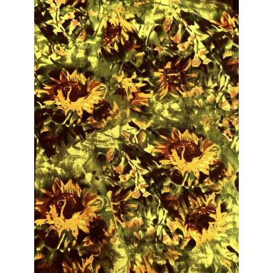 Cotton Avalon Yellow Floral