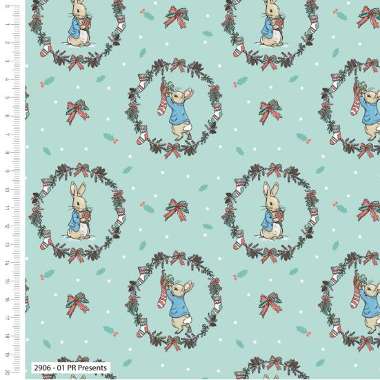 Peter Rabbit Christmas Presents Cotton