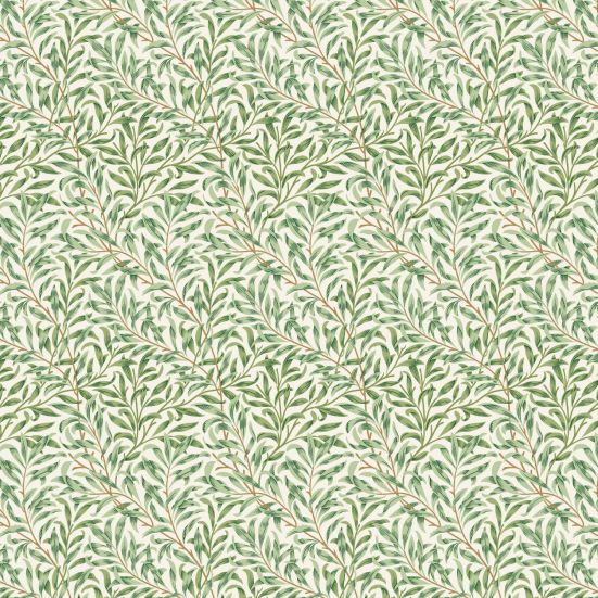 Willow Bough Green Polycotton