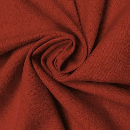 Cotton Linen Rust