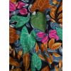 Rayon St Topaz Navy Mixed Leaves