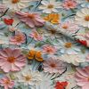 3d Painted Floral Cotton