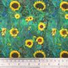 Klimt's Sunflowers Cotton