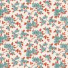 Tilda Village Life Ruth Teal Cotton