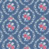 Tilda Village Life Marble Blue Cotton
