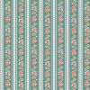 Tilda Village Life Agnes Teal Cotton