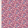 Tilda Village Life Esther Burgundy Cotton