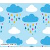 Hot Air Balloons, Rain Clouds Cotton