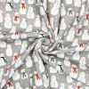 The Snowman, Grey Cotton Panama