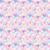 Pastel Heart Polycotton