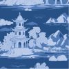 Tilda Something Blue Fabric Cottonview Night