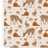 WOODLAND ANIMALS 100% Cotton