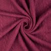 Heathered Cable Jacquard Knit, Claret