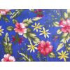 Royal Blue Flower Cotton