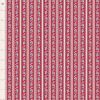 Tilda Village Life Agnes Burgundy Cotton