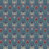 Snakehead Blue Polycotton