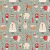 Tilda Merry Little Christmas Winter Friends Duck Egg Cotton