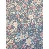 Grey & Pink Flower Cotton