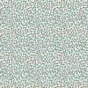 Tilda Village Life Lillian Teal Cotton