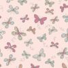 Woodland Butterflies Pink