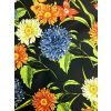 Cotton Sateen Navy Floral